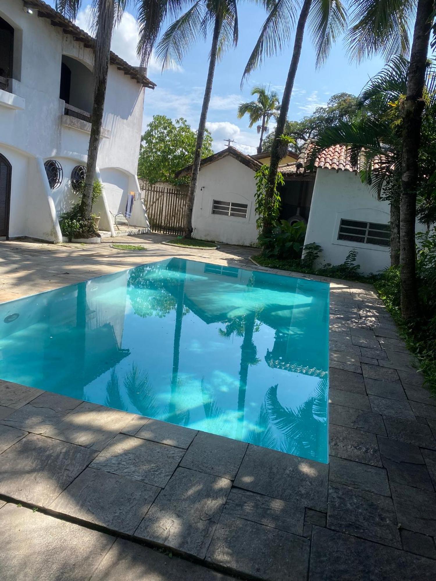 Casarao No Guaruja Com Piscina Villa Exterior photo
